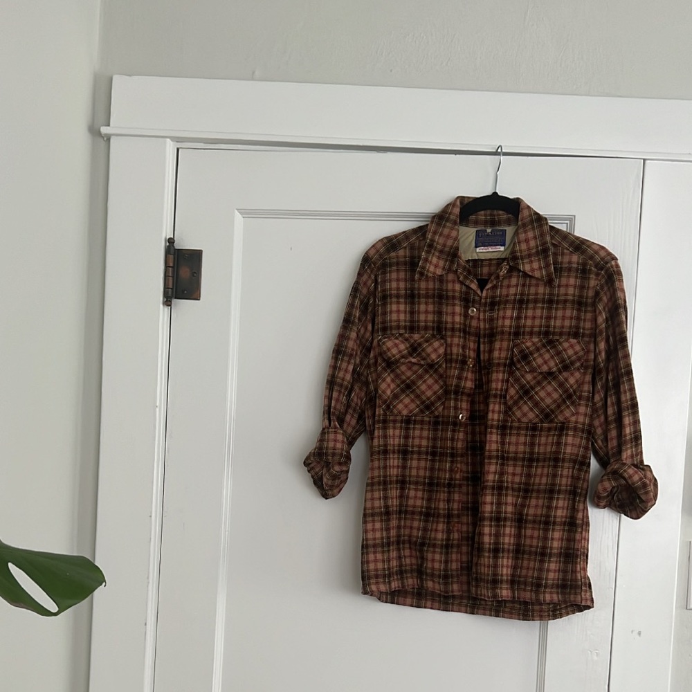 Vintage Pendleton flannel, 100% pure virgin wool, authentic o’keefe Tartan
